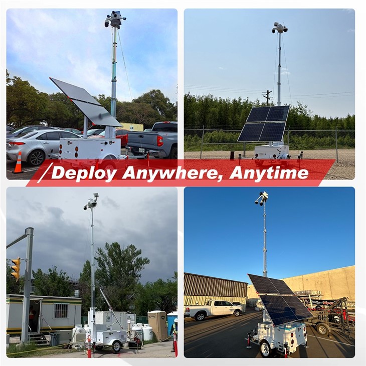 Solar Surveillance Towers price