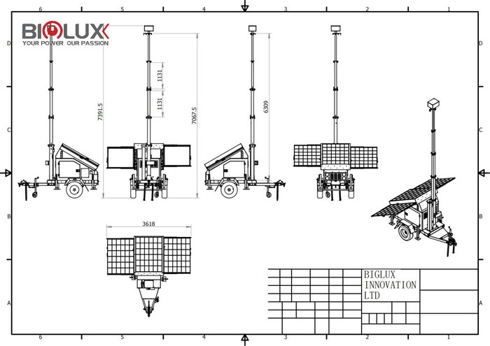 Drawing 3 Panels CCTV Tower Electric 65M Expanded Drawing 3 Panels CCTV Tower Electric 65M Expanded